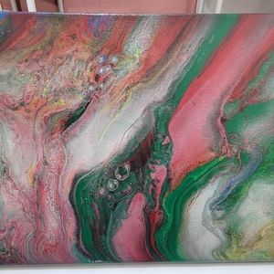 11x14 Acrylic Pour Painting